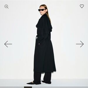 Skims Oversized Boyfriend Fleece Trench Coat